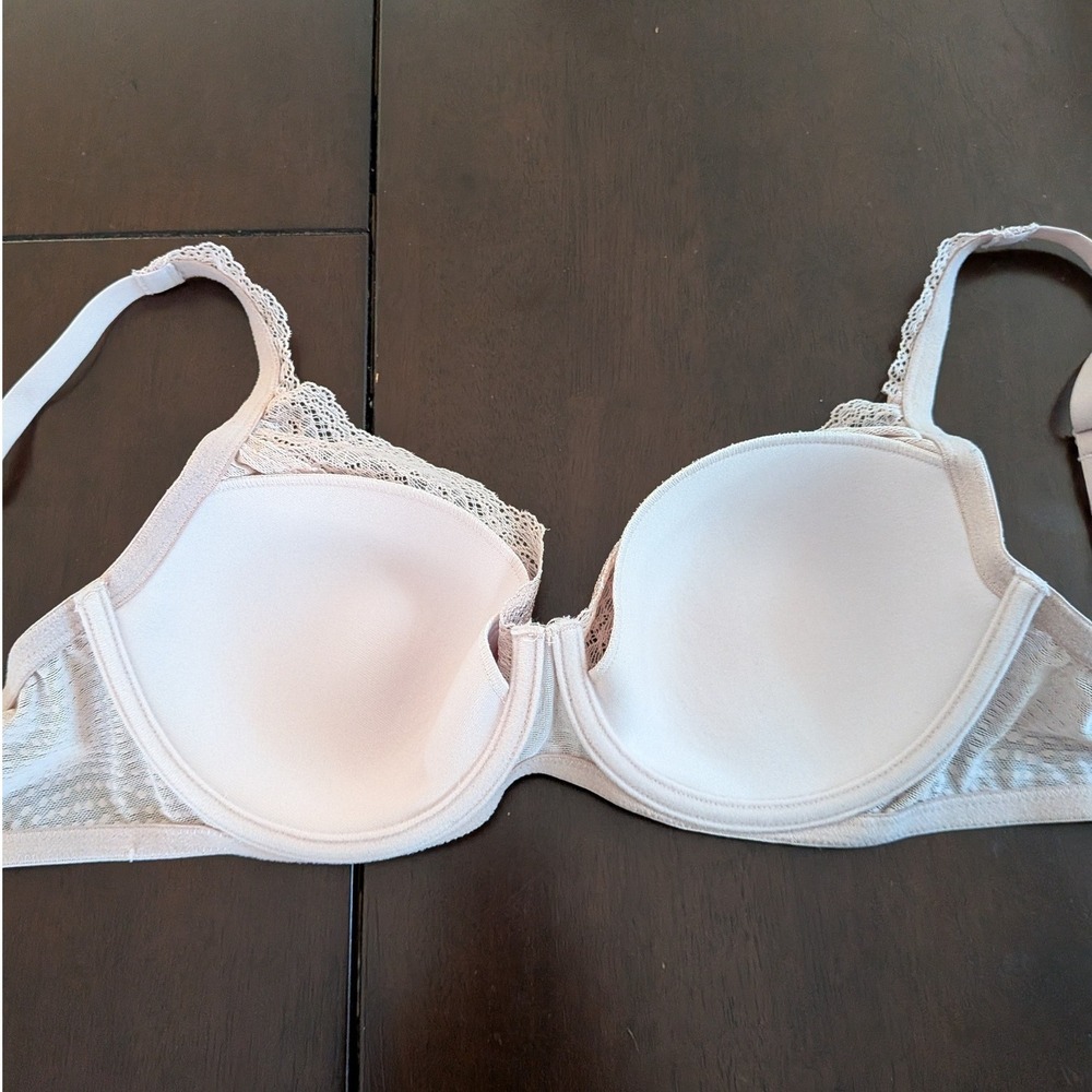 Natori Beyond Convertible Contour Underwire Bra 32DD Blush Pink Lace - Picture 8 of 8
